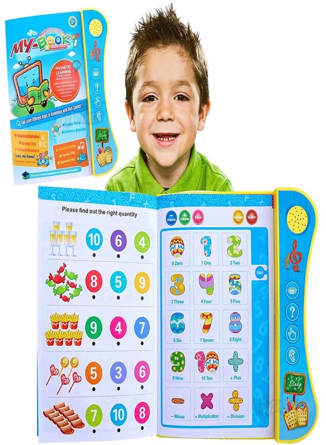 OANGO ® kidzz Intelligence Book | Interactive Children Book -Musical English Educational Phonetic Learning Book for 3 + Year Kids|Boys|Toddlers- Multi Color (My Book) - Image 4